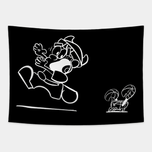 Viking Ike run Tapestry