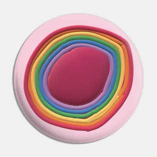 Rainbow Lollipop Pin