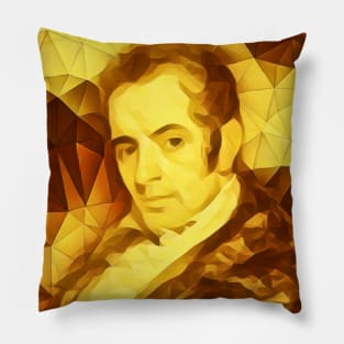 Washington Irving Golden Portrait | Washington Irving Artwork 11 Pillow