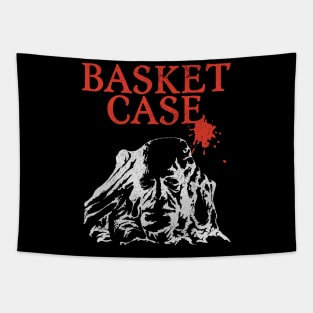 Basket Case Retro 80s Cult Classic Horror Design Tapestry