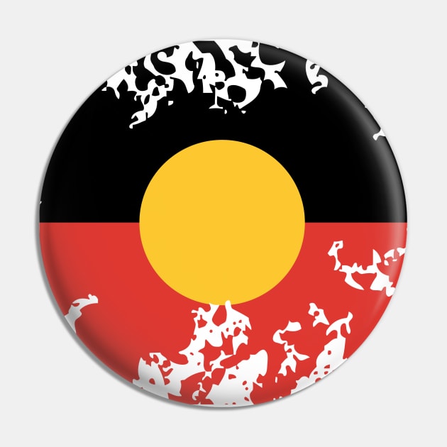 Aboriginal Flag Pin by CF.LAB.DESIGN