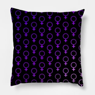 Female Symbol All-Over Print Pillow