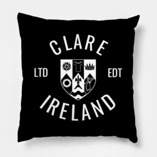 Clare Ireland County Pride Gaelic Football And Hurling Pillow