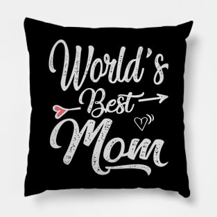 mom worlds best mom Pillow