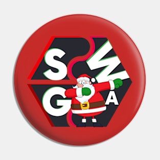 DAB SWAG SANTA Pin