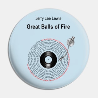 GREAT BALLS OF FIRE LYRICS ILLUSTRATIONS Pin