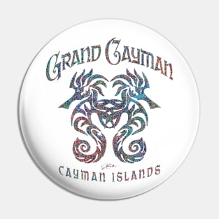 Grand Cayman, Cayman Islands, Dual Seahorses Pin