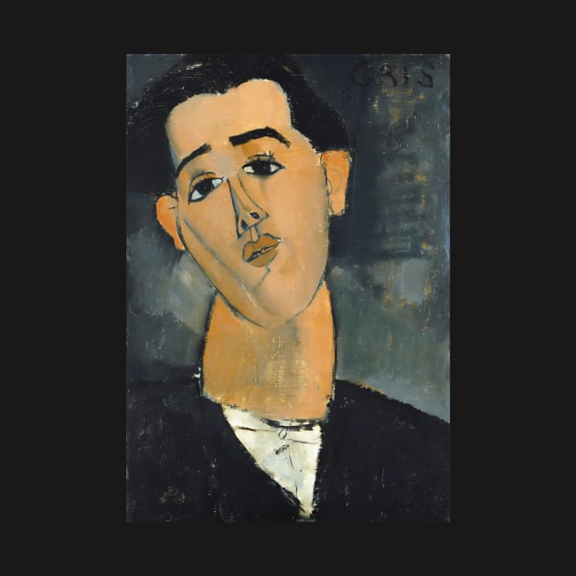 Amedeo Modigliani - Portrait Of Juan Gris by jandesky