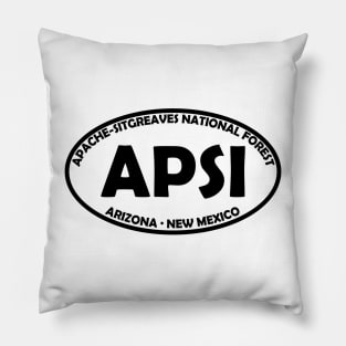 Apache-Sitgreaves National Forest oval Pillow