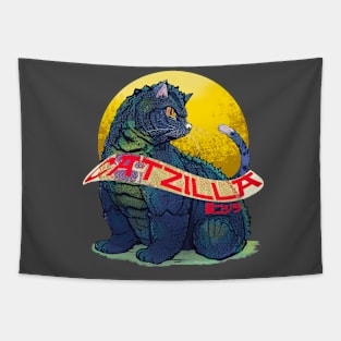 GODZILLA CATZILLA Tapestry