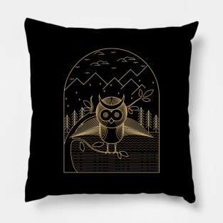 Tonight Cute Owls Pillow