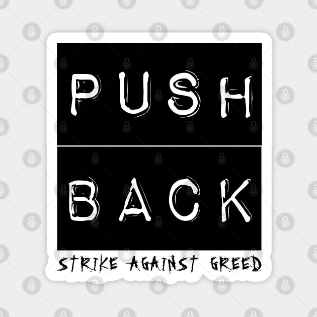 Push Back (black) Magnet by Spine Film