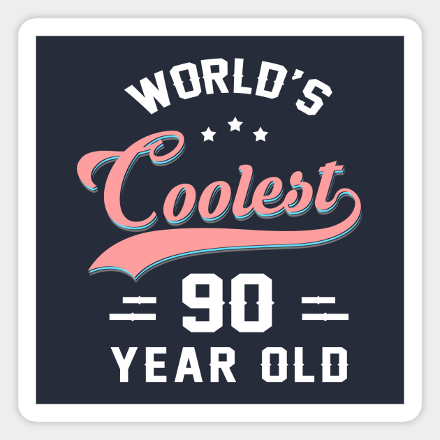 90th Birthday Gift Idea Coolest 90 Years Old Classic Retro