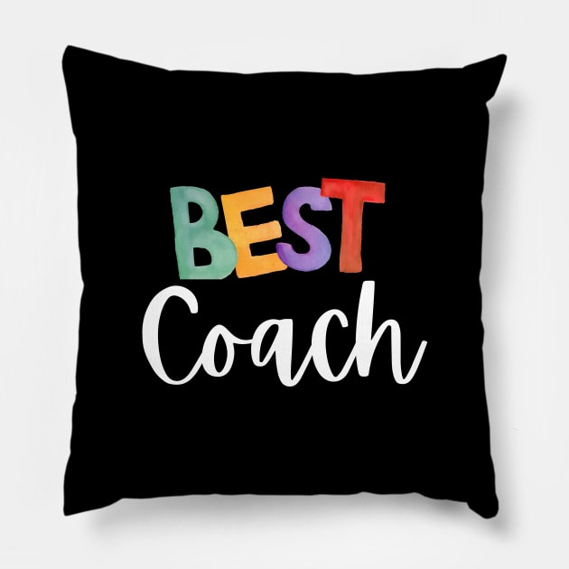 Best coach teacher Pillow by Mia