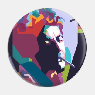 Abstract Cohen in WPAP Popart Pin