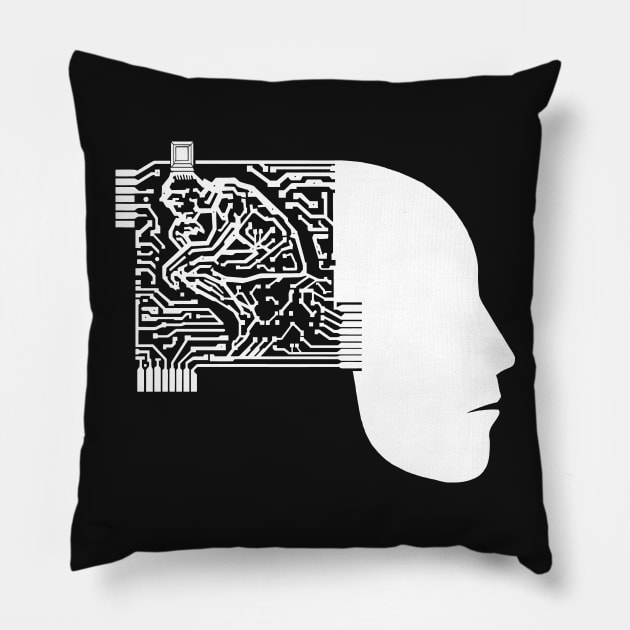 Cybernetics Pillow by bulografik