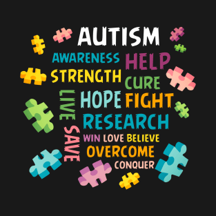 Autism Awareness Captain Autism T-Shirt Autism Awareness Gift T-Shirt