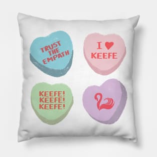 Keefe KOTLC Conversation Hearts Pillow