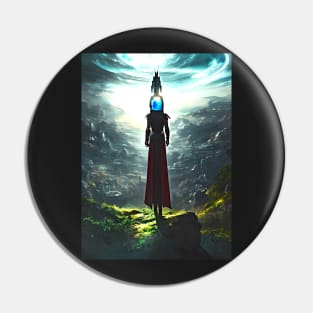 Human/Alien War - Ancient Inquisitor - AI Generated Sci Fi Concept Art - Pin