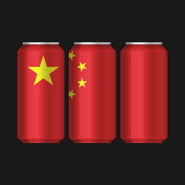 China Patriotic Beer Cans - China sports team by MerchByThisGuy