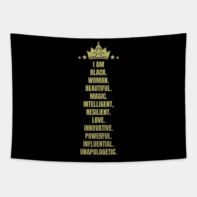 I Am A Powerful Black Woman | Strong Woman | African American | Poster