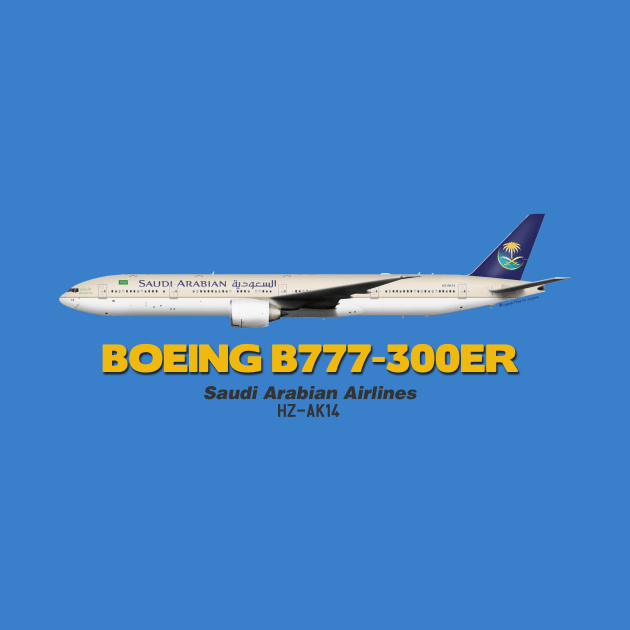 Boeing B777-300ER - Saudi Arabian Airlines by TheArtofFlying