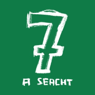 No 7, Gaelic Irish Number Seven T-Shirt
