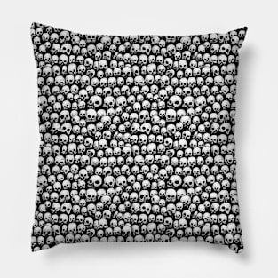 skull graveyard Pillow