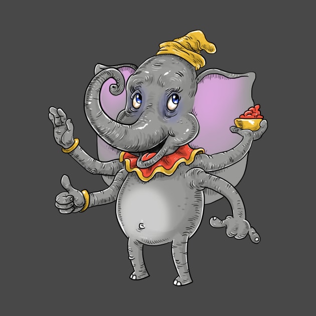 Dumbo Ganesha by idrawcartoons