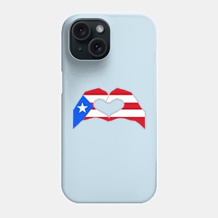 We Heart Puerto Rico Patriot Flag Series Phone Case