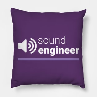 Sound Engineer Pillow