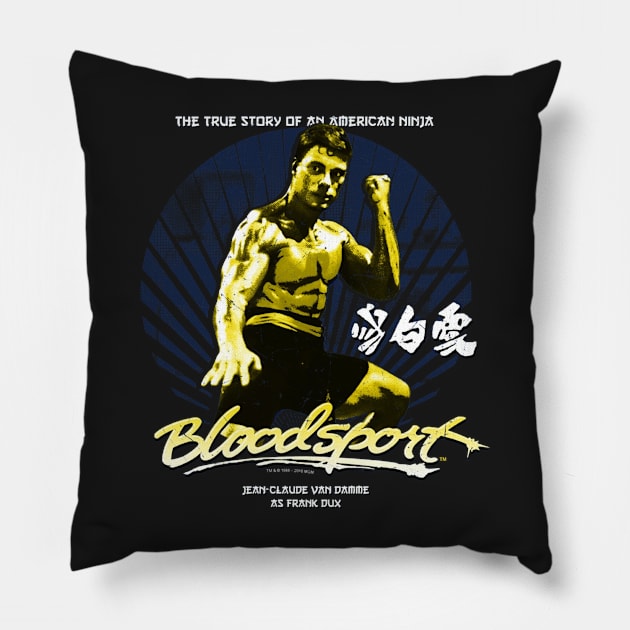 True story an american ninja Pillow by lonignginstru