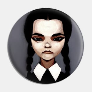 Wednesday Addams Pin