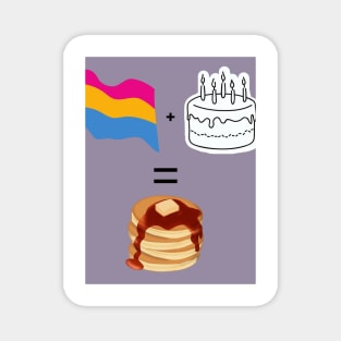 Pan + Cake = Pancake Magnet