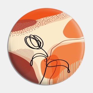 Abstract Life Pin