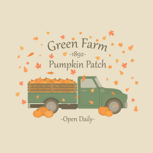 Green Farm Pumpkin Patch T-Shirt