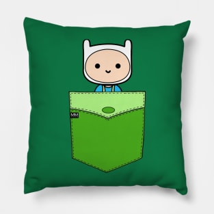 Finn The Human Adventure Time Pouchie Shirt Pillow