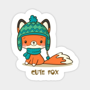 cute fox Magnet