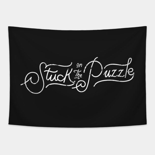 Stuck On The Puzzle Tapestry by Rantosetya