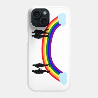 Rainbow bridge (dark version) Phone Case