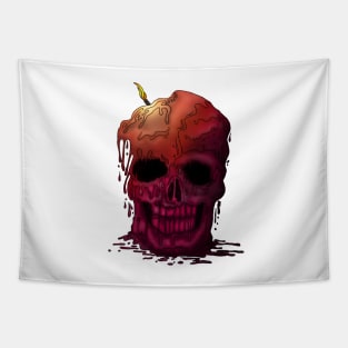 Skull Candle Tapestry