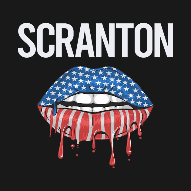 USA Flag Lips Scranton by rosenbaumquinton52