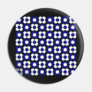 Daisy Dot Blue II Pin