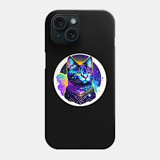 Catshirt Cute Galaxy Cat Lovers Tee Phone Case