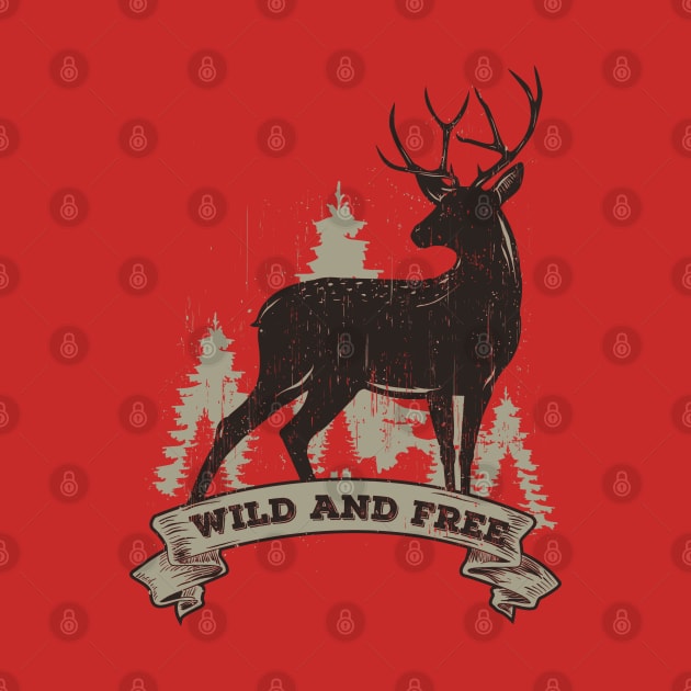 Buck Series: Wild and Free Vintage Style by Jarecrow 