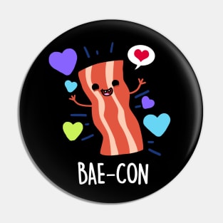 Bae-Con Cute Bacon Pun Pin