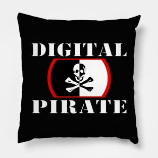 Digitsl Pirates Keyboard Warriors Pillow