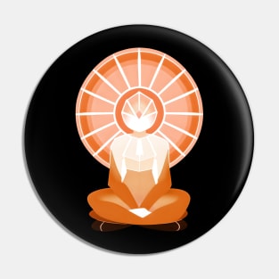 Aura Orange Meditation 05 Pin