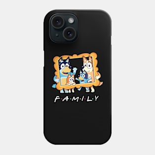 family blluey funny Phone Case