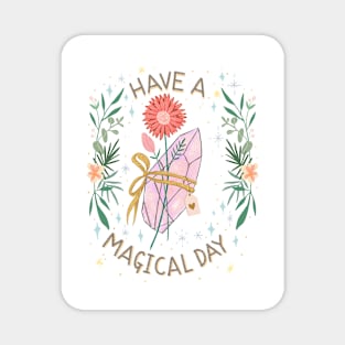 Magic crystal print Magnet